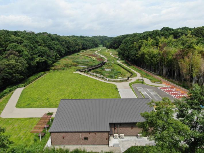 遠藤笹窪谷公園空撮